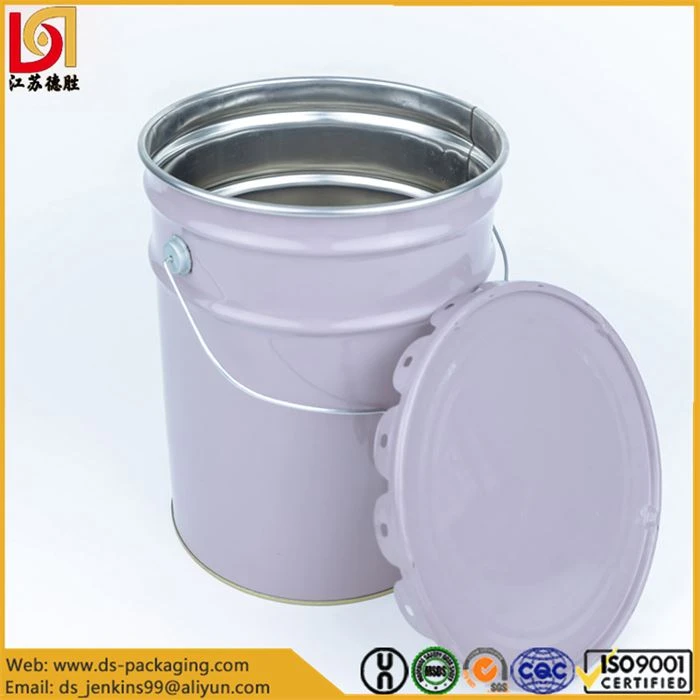 Metal Bucket with Lid