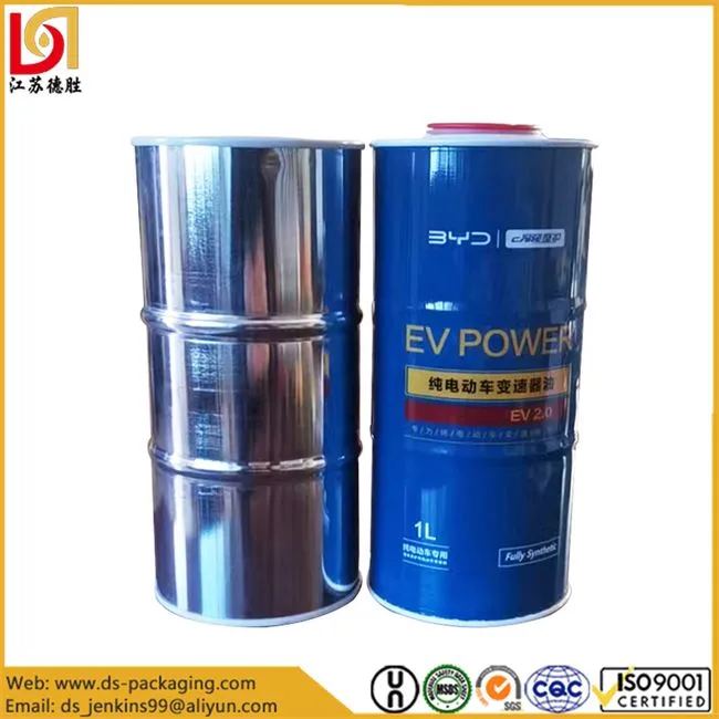 Round Oil Cans 1 Litre